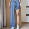 Soft Denim Straight Plus Casual [SDSXZWG] Wide-leg Jeans, Women's, Long, Pants, Cool, Leg-Lengthening, Fit, Sizes, Slimming, Stylish, Lightweight,