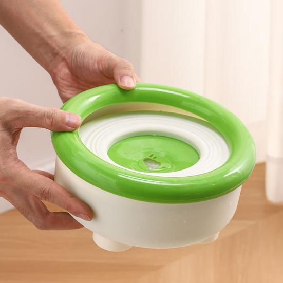 Ciotola per Acqua per Cani Anti-Sversamento 1.5L Mangiatoia Anti-Schizzi Ciotola Lenta per Bere Animali Domestici con Base Antiscivolo per Bevitrici Disordinate Cani Gatti Grandi Medi Piccoli