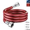 Flexible Handheld Shower Head Hose Stainless Steel Water Heater Hose Water Inlet Pipe  Household