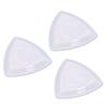 3 Pcs LED Guitar Picks ABS High Hardness Guitar Plectrum for Guitar Bass Players Gift Purple Light