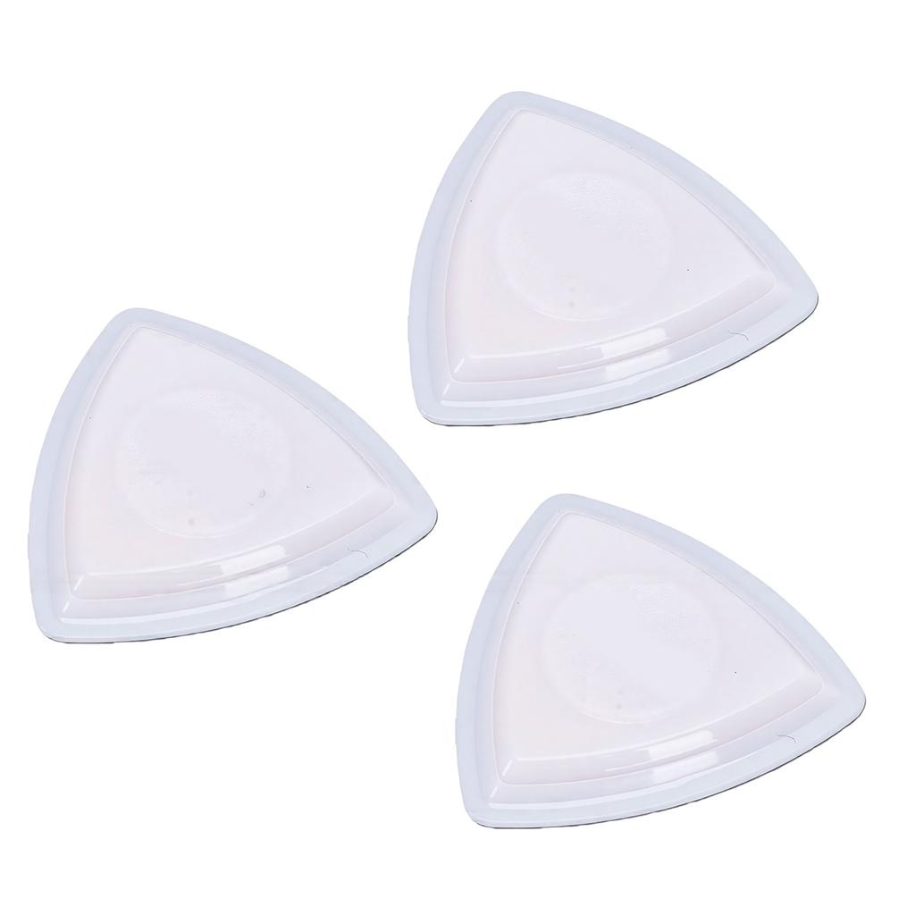3 Pcs LED Guitar Picks ABS High Hardness Guitar Plectrum for Guitar Bass Players Gift Purple Light