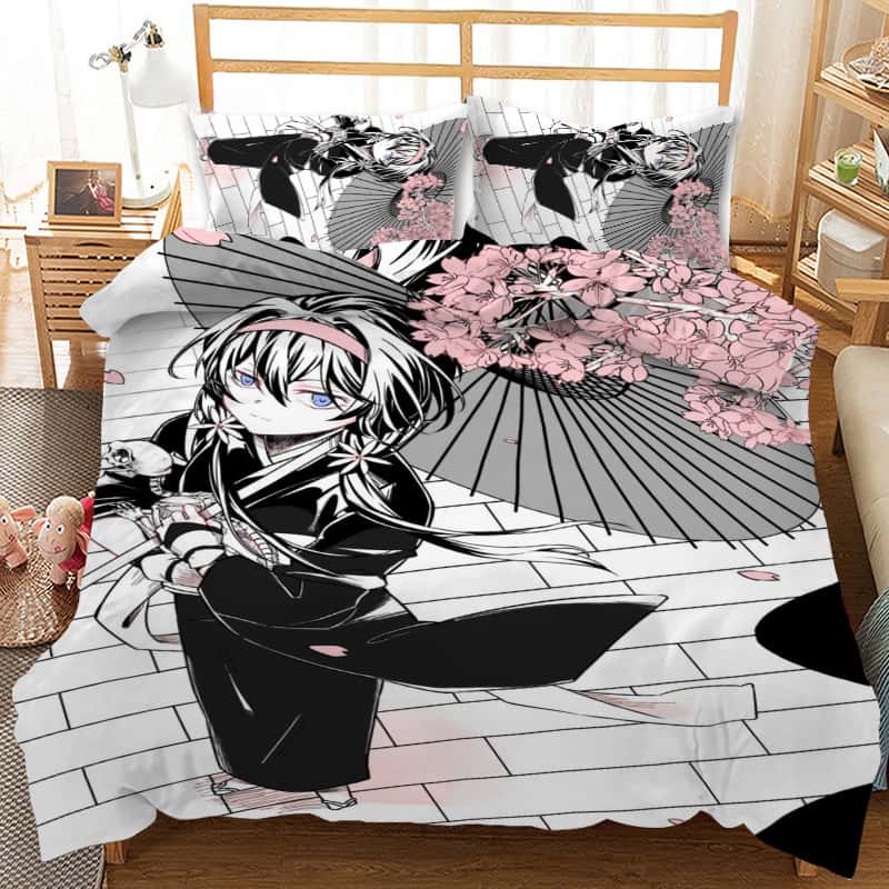3D Tecknad Påslakan Set Bungo Stray Dogs  Tales of the Lost Sängkläder Set Påslakan Kuddfodral För Hemtextilier