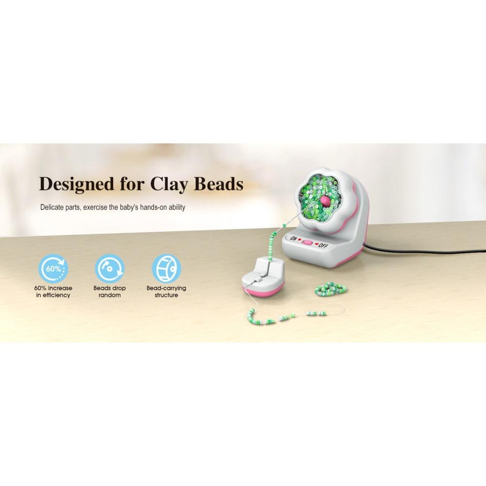 Elektrische automatische Perlenmaschine Perlenschale DIY manuelle Perlenmaschine weiches Keramikstück Reisperlen Perlenwerkzeug Perlengerät