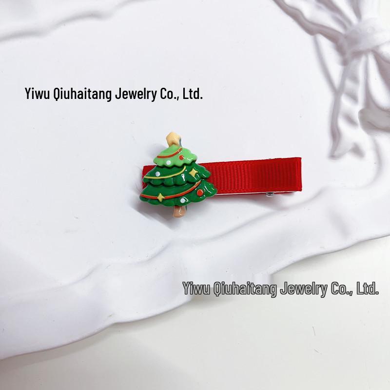 Christmas Hair Clip & Headband Set: Antlers, Snowman, Santa Claus Party Accessories