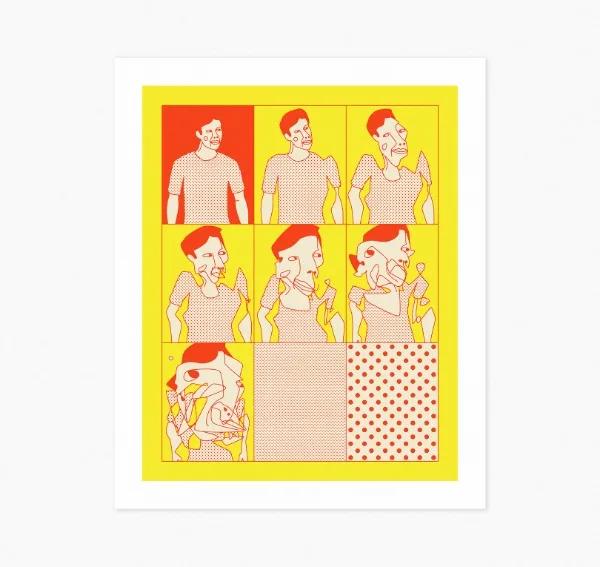 Minimalist Abstract Painting Poster Sunset Illustration Science Fiction Canvas Printing Home Room Wall Decor Frameless Painting