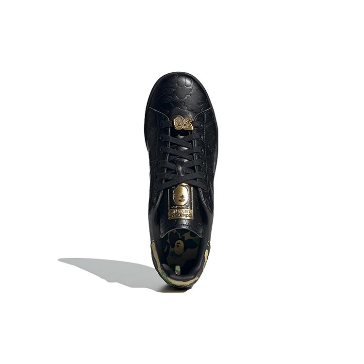 New Adidas Bape X Stan Smith '30th Anniversary Black' IG1116
