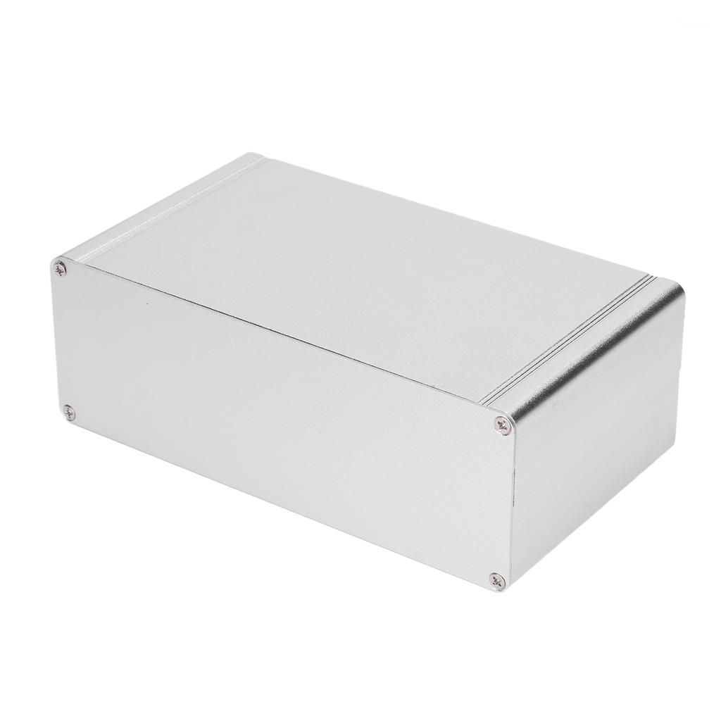 Aluminium Electric Box Waterproof Junction Enclosure Case Split Type for DIY Silver 62x178x100mm