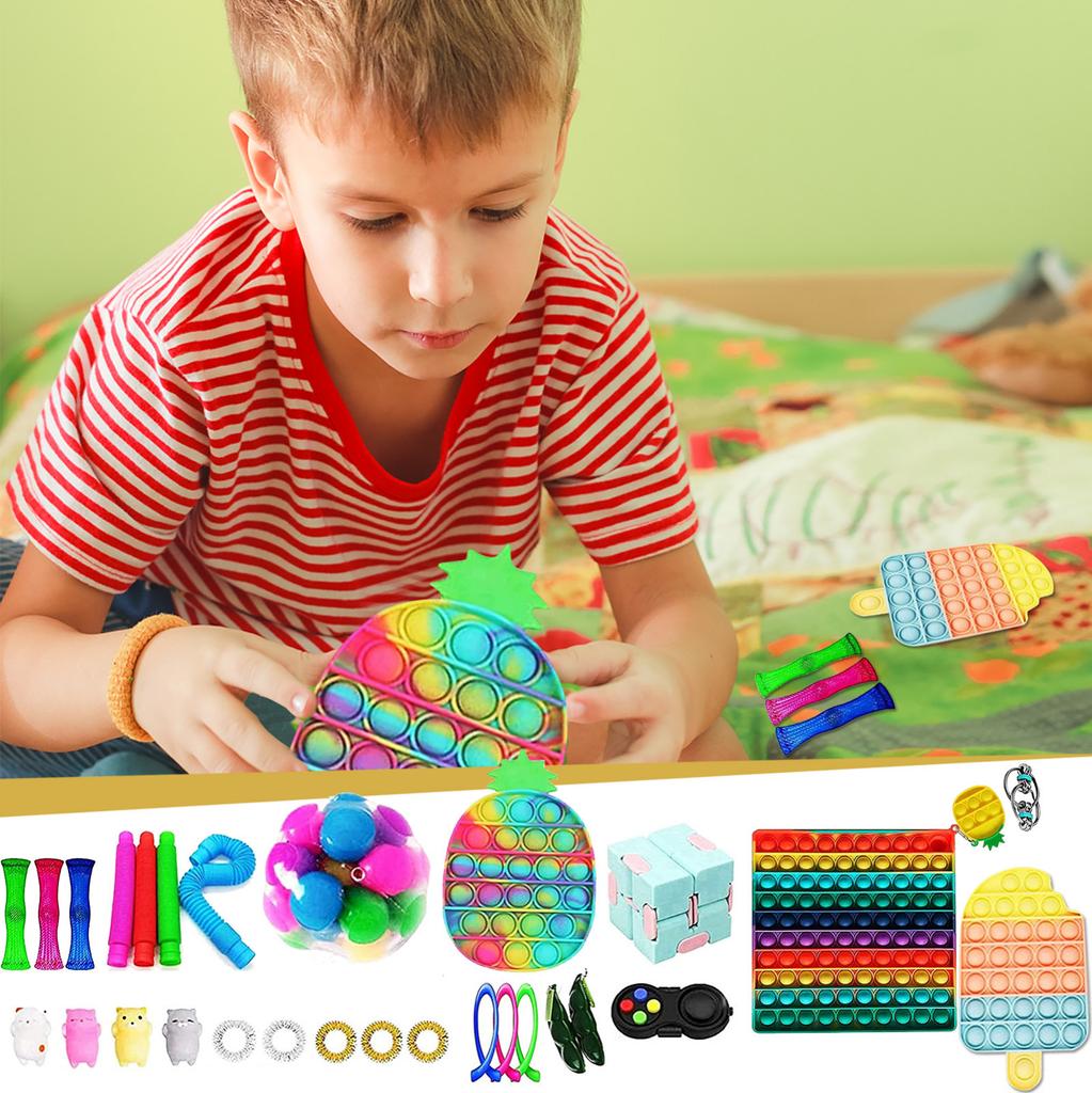  Toy 29-piece Set Of Decompression Sensory Toys For Children Or Adults
