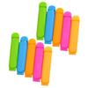 10PCS Colorful Sealing Clips 7/11cm Size Plastic Moisture-Proof Food Sealer Clamp Reusable Kitchen Storage Tools Home Supply ZYF