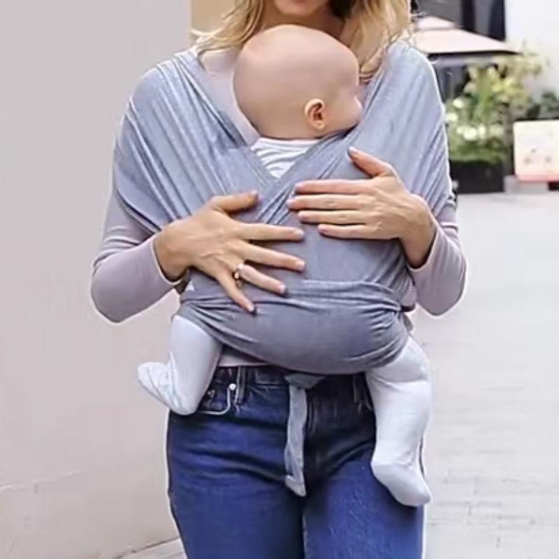 1 Piece Infant Newborn Adjustable Stretchy Carrier Belt Portable Breathable Baby Sling Wrap Multifunctional Travel Supplies