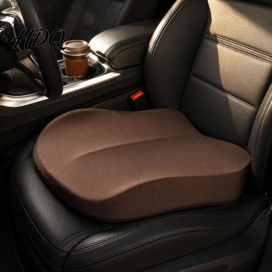 Washable Cover Seat Cushion Memory Foam Car for Driving Ergonomic Sciatica And Back Pad Pain Relief Non-Slip Driver Truck Office Chair Desk Non-slip