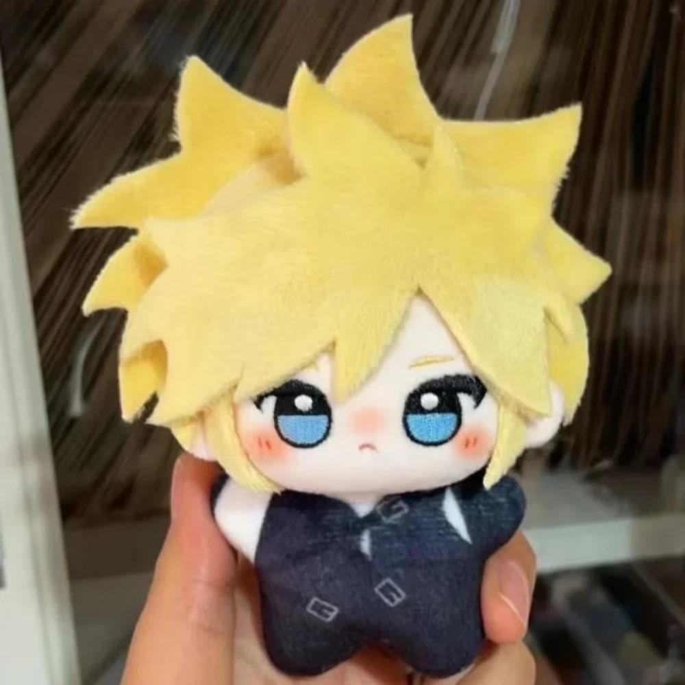 Final Fantasy VII Cloud Strife Cosplay Anime Peluche 10CM Corpo Riempito Peluche Ciondolo Cartone Animato Ornamento Zaino Regali di Compleanno