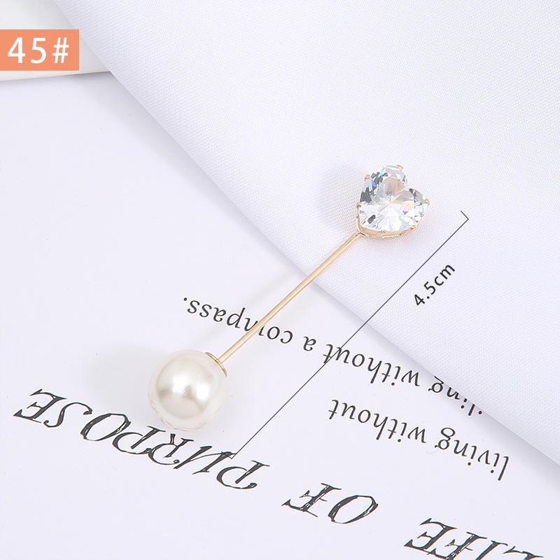 Pearl Anti-Exposure Brooch: Women's Waist-Cinching Pin & Clothing Decoration