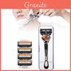 Premium Five Blade Manual Shaving Razor For Men With German Engineering And Modern Design