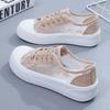 Fashion Women Flats Lace Casual Shoes Student Mesh Breathable Sneakers Loafers Outdoor Hollow Walking Shoes Fashion Women Shoes De Mujer