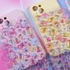 Cartoon Animal Relief Sticker Creative 3D Crystal Stickers For Journal Scrapbook Notebook Laptop Diy Phonecase Decal Pary Decor