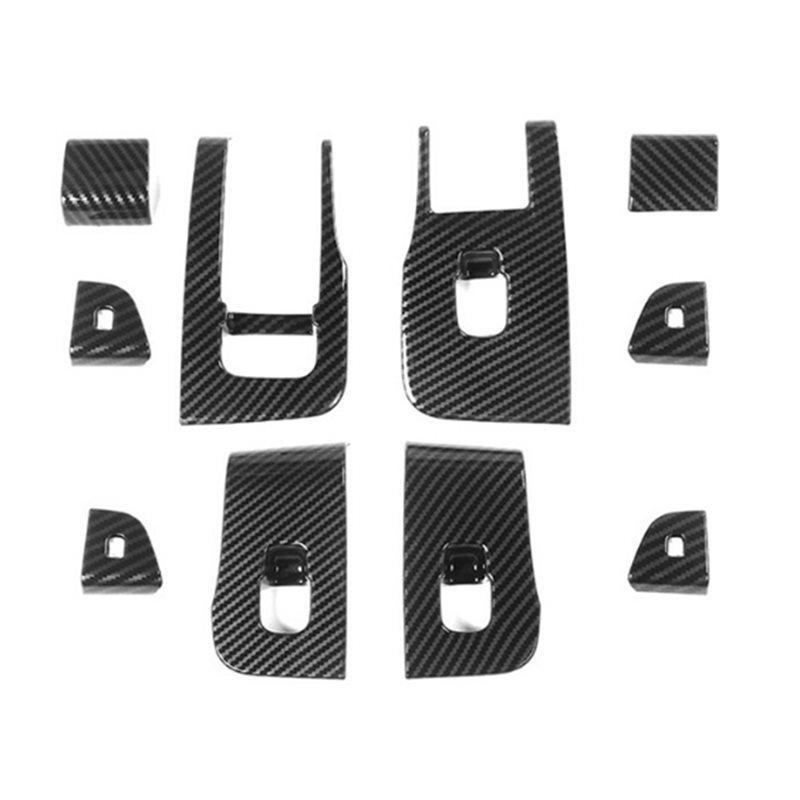 Car Window Control Switch Car Door Armrest Trim Panel Trim Sticker For Tesla Model 3 Highland 2024+