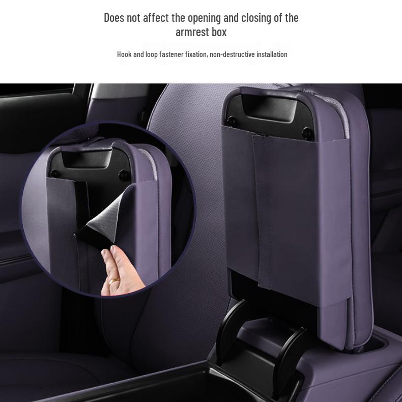 Leapmotor C16/C10 Armrest Heightening Pad with Anti-fouling Protection Cover for Car Interior.