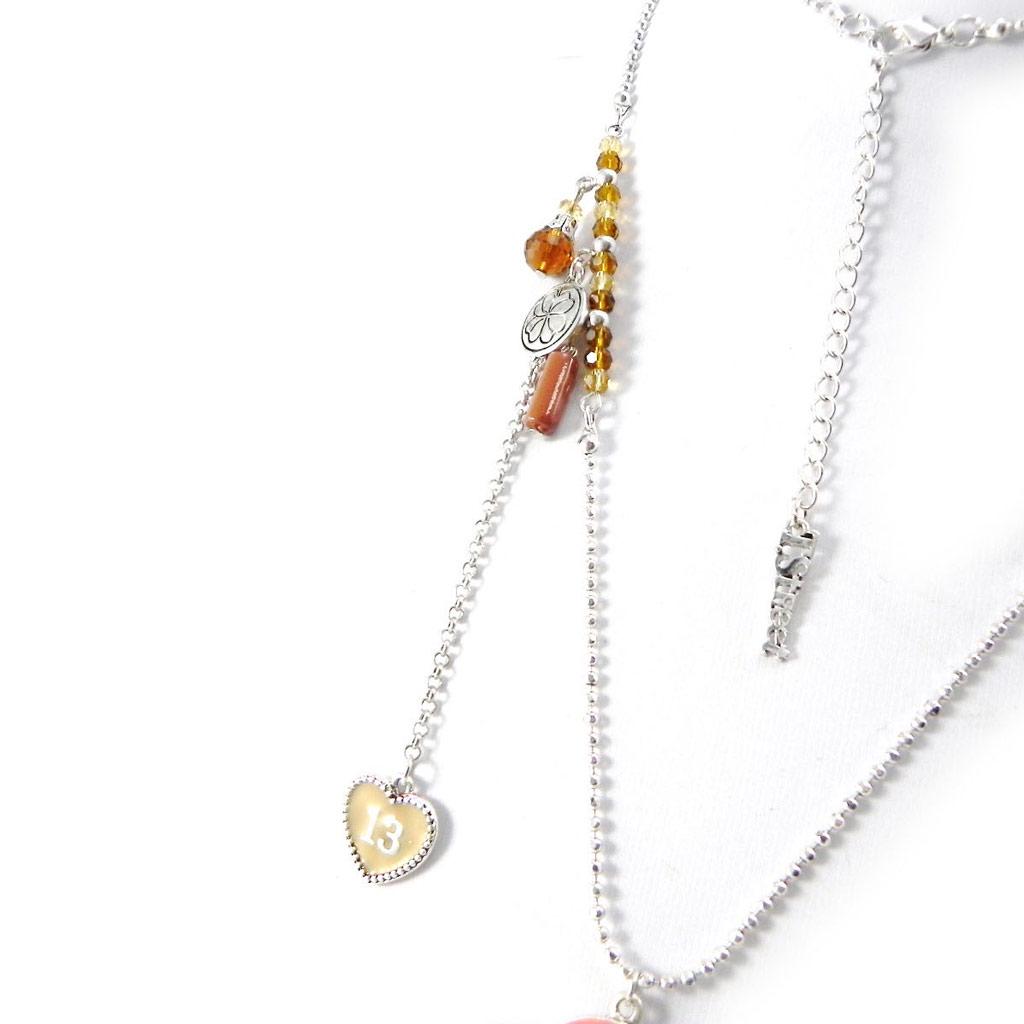 Les Trésors De Lily [H9858] - Collier Sautoir Créateur 'Mangas' ambre