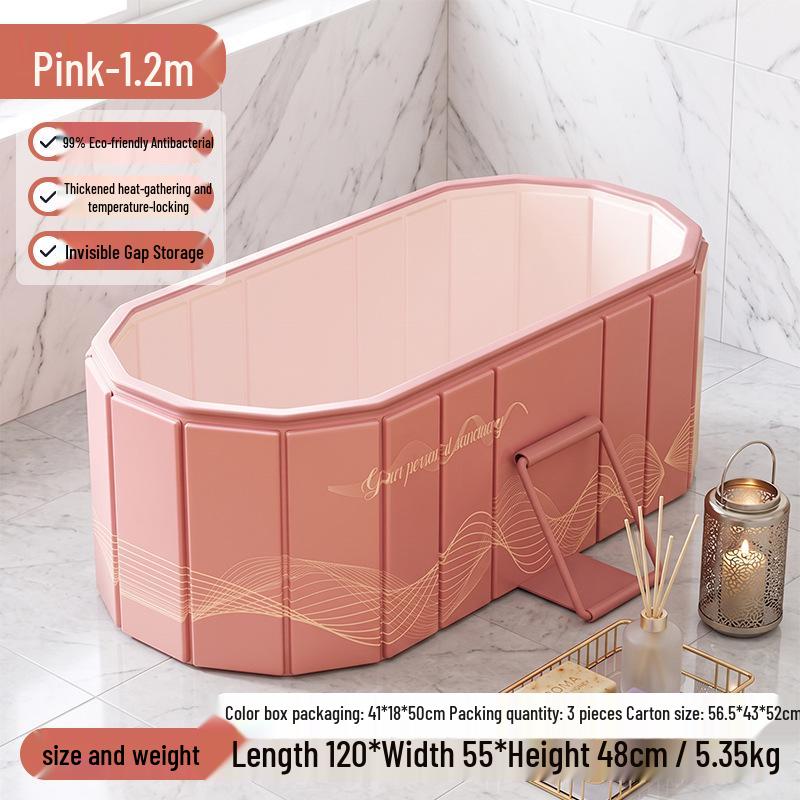 Portable Adult Ice Bath Tub: No Installation or Inflation Needed, Full Body, Large Size, Foldable