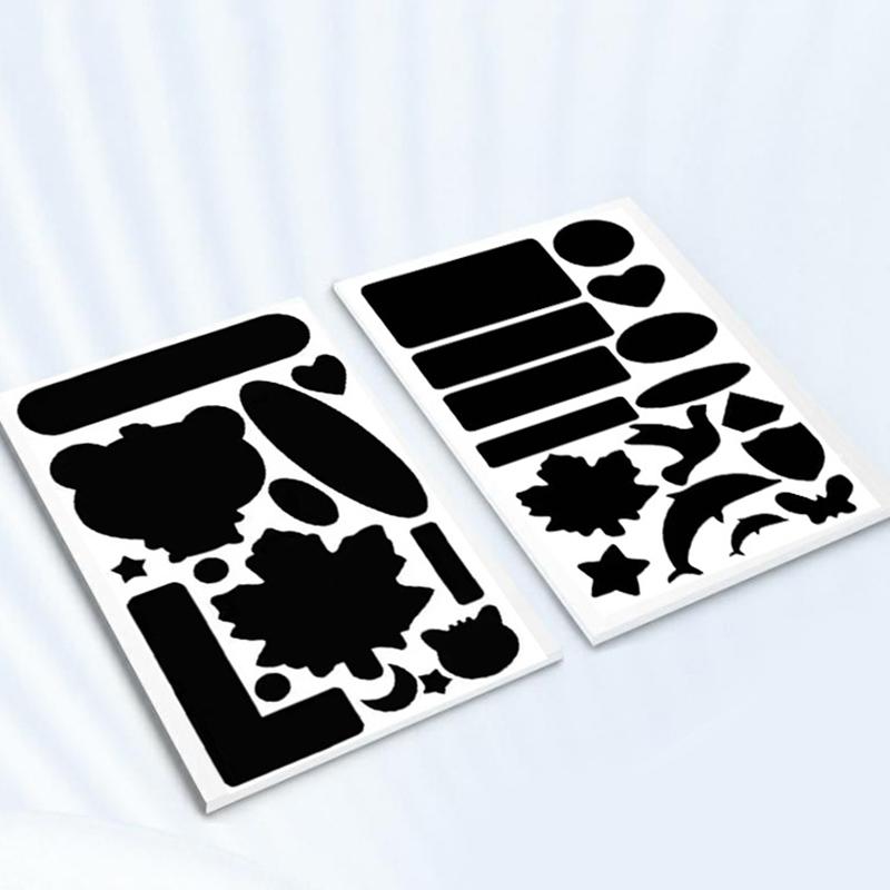 1Set No Ironing Stickers Patches Down Jacket Universal Black Self Adhesive Patcher Repair Washable Sewing Fabric Diy Fix Patch