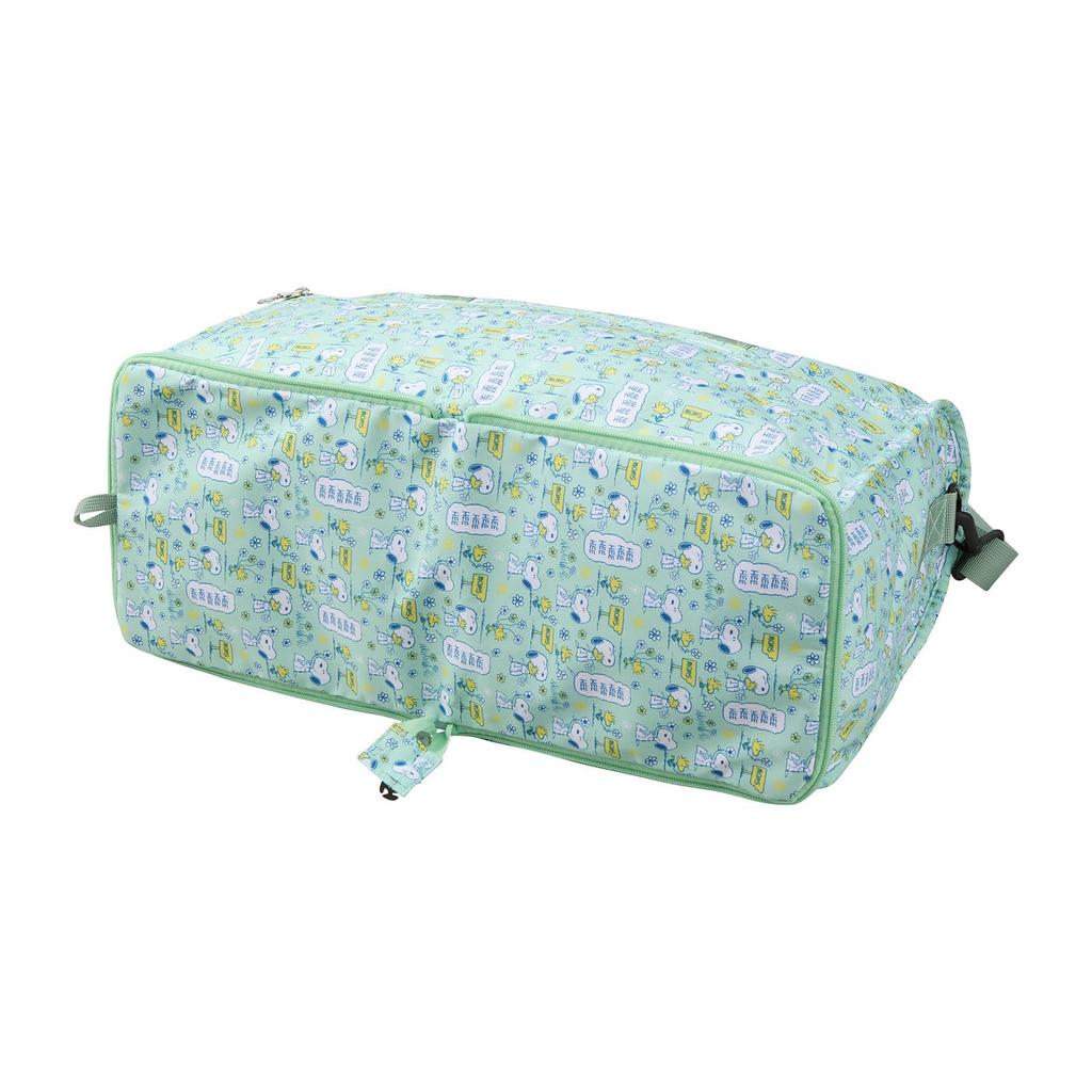 Sifre Foldable Boston 23L Suitcase Peanuts Snoopy 390kg Mint Flower Bag, Medium, Capacity, Carry-On Fit, & Design, Capacity, PN171.