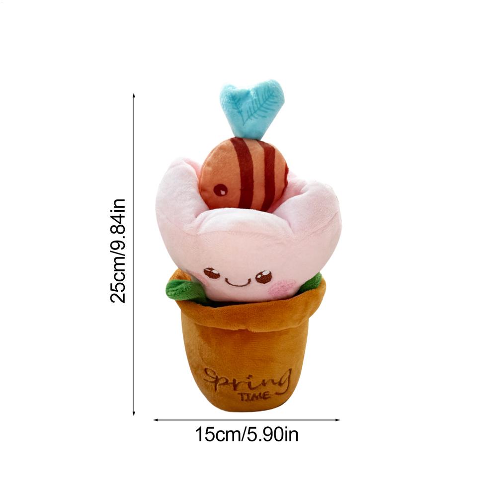 

Dog Food Puzzle Cat Puzzle Toy Puppy Foraging Doll With Sound Paper Funny Stuffed Plant Treat Hiding Games For Puppy Kitten