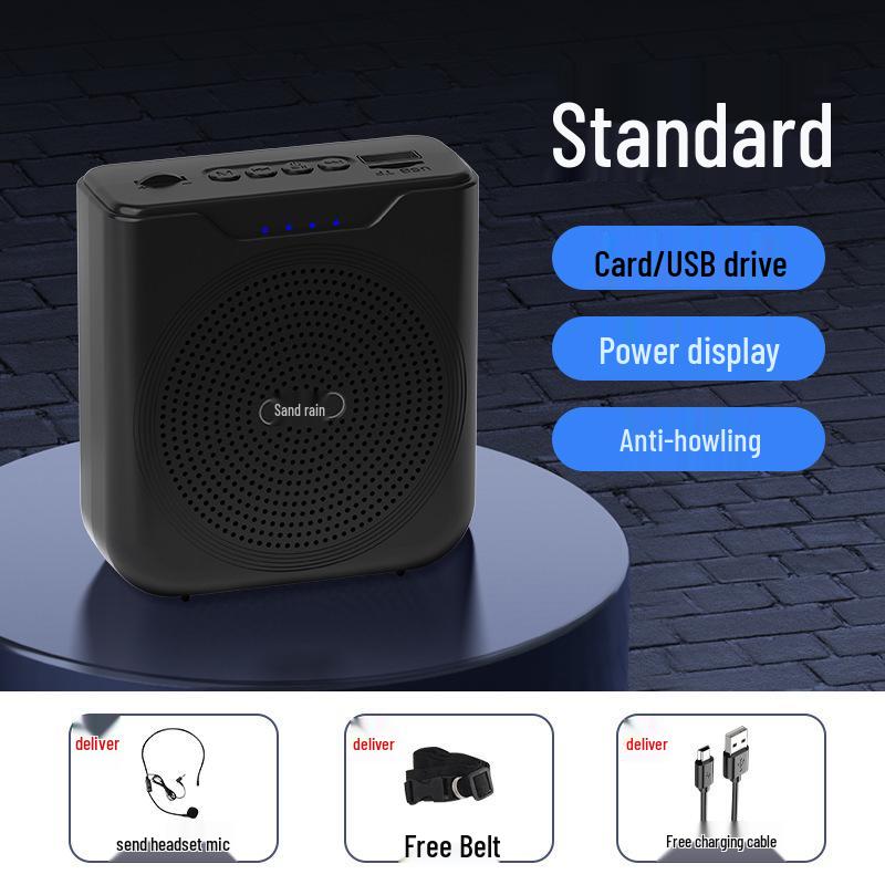 Compact Bluetooth Teacher Amplifier & Microphone for Classroom and Tour Guide Use