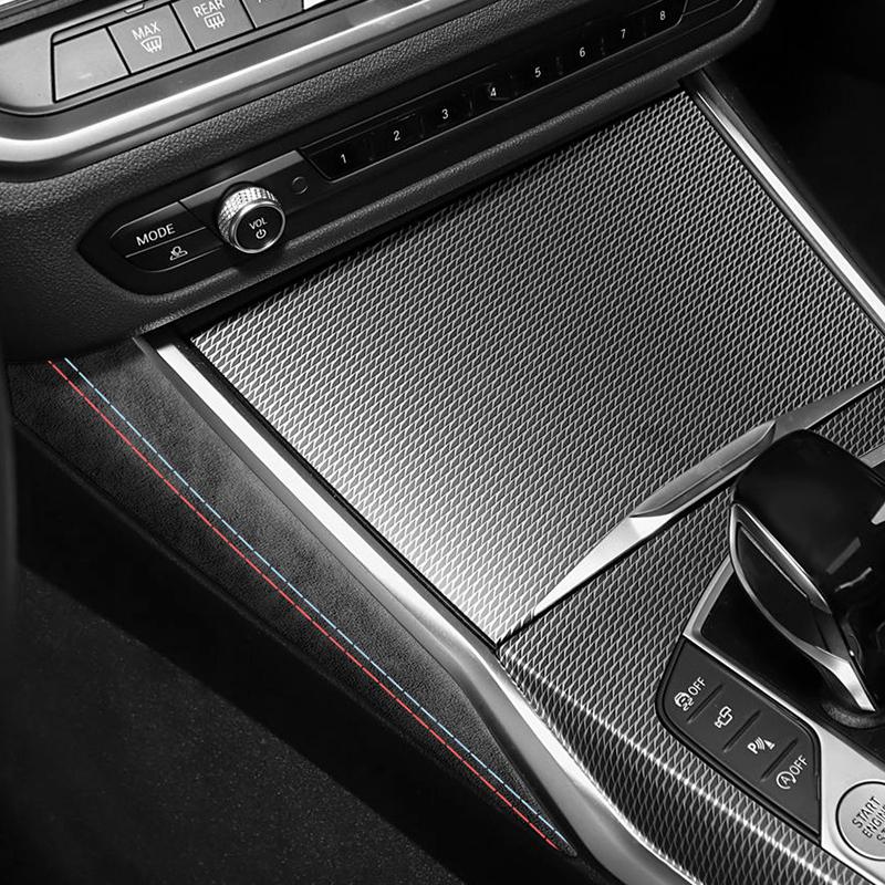 For BMW G20 G23 G28 G42 I3 I4 3 4 Series Made of Alcantara Center Console Gear Panel Side Trim Strips Car Interior Accessories