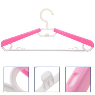 10 Pcs Black Adjustable Expandable Clothes Hangers Plastic Abs Coat Tie Rack Space Saving Wardrobe Storage Clothing Ganizer