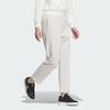 Adidas FW24 Small Logo Series Fleece Joggers Comfortable Fashion Loose Sports Casual Pants Women Joggers Phosphor-Brown Metallic-Silver JJ3570