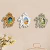 Victorian Resin Angel Figurine Photo Frame European Carving Picture Frame With Stand & Hook Artistic Photography Display
