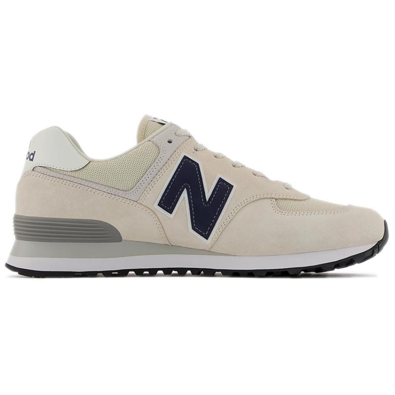 New Balance 574 Tan Navy Sneakers ML574EQ2