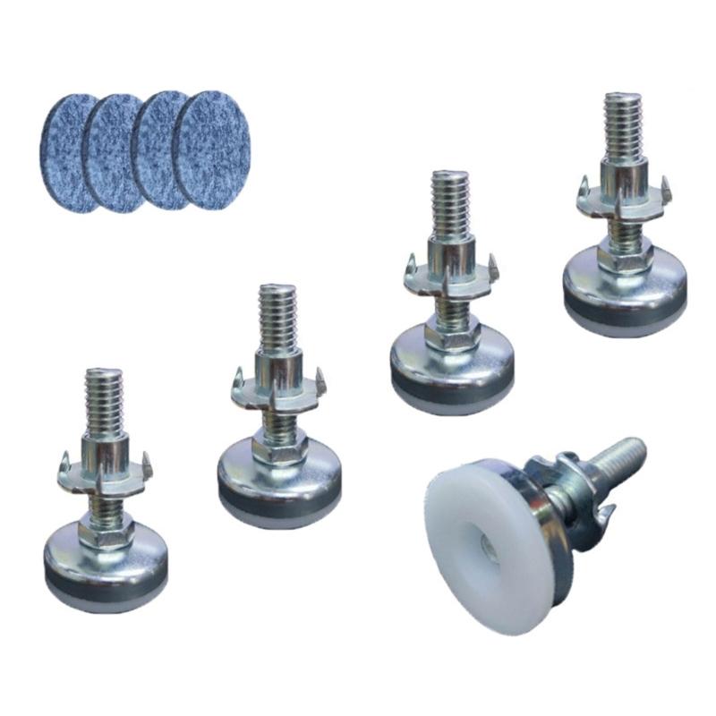 4Pcs Furniture Leg Levelers Support Feet Set With Length Adjustment For Uneven Districts And Home Deck