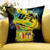 Housse de coussin carrée Combat UFC Logo Différentes Tailles Pour Décoration de Voiture Maison Chambre à Coucher