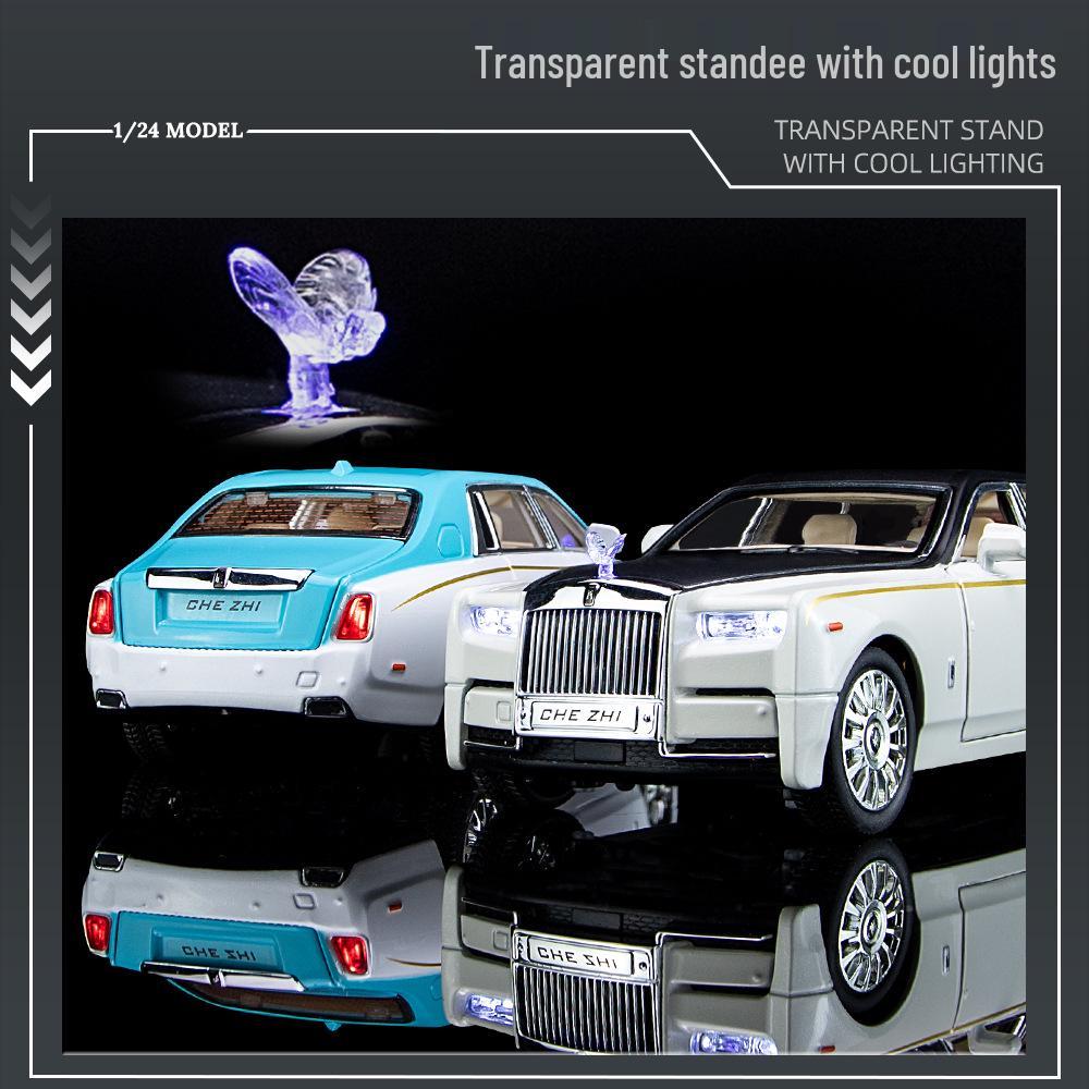 Zhi 1:24 Phantom Starry Sky Alloy Toy Car with Sound & Light, Pull Back Action, and 6 Openable Parts