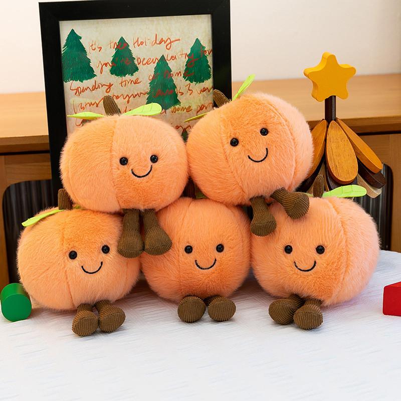 Perzik Knuffeldier Zacht Gevuld Dier Kinderen Cartoonfiguur Cadeau Voor Kinderen