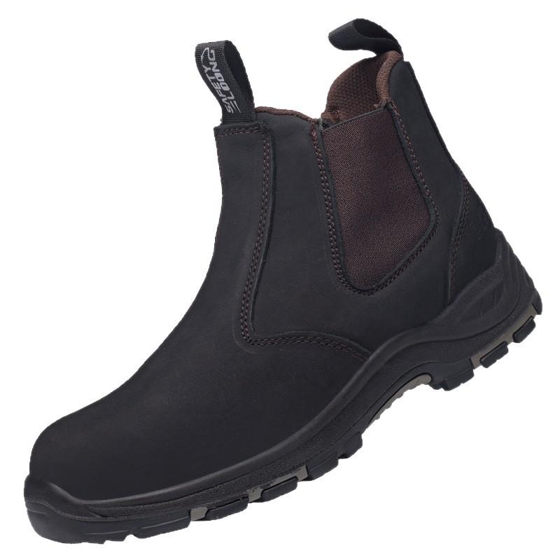 Men's Waterproof, Oil-proof, Wear-resistant and Non-slip Work Shoes Steel Head Shoes Safety Shoes Four Seasons Tooling Boots