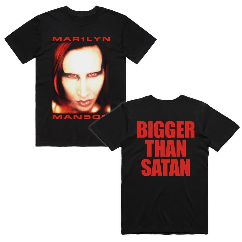 

Marilyn MansonBigger Than SatanBlack T-shirt Unisex T-Shirt L