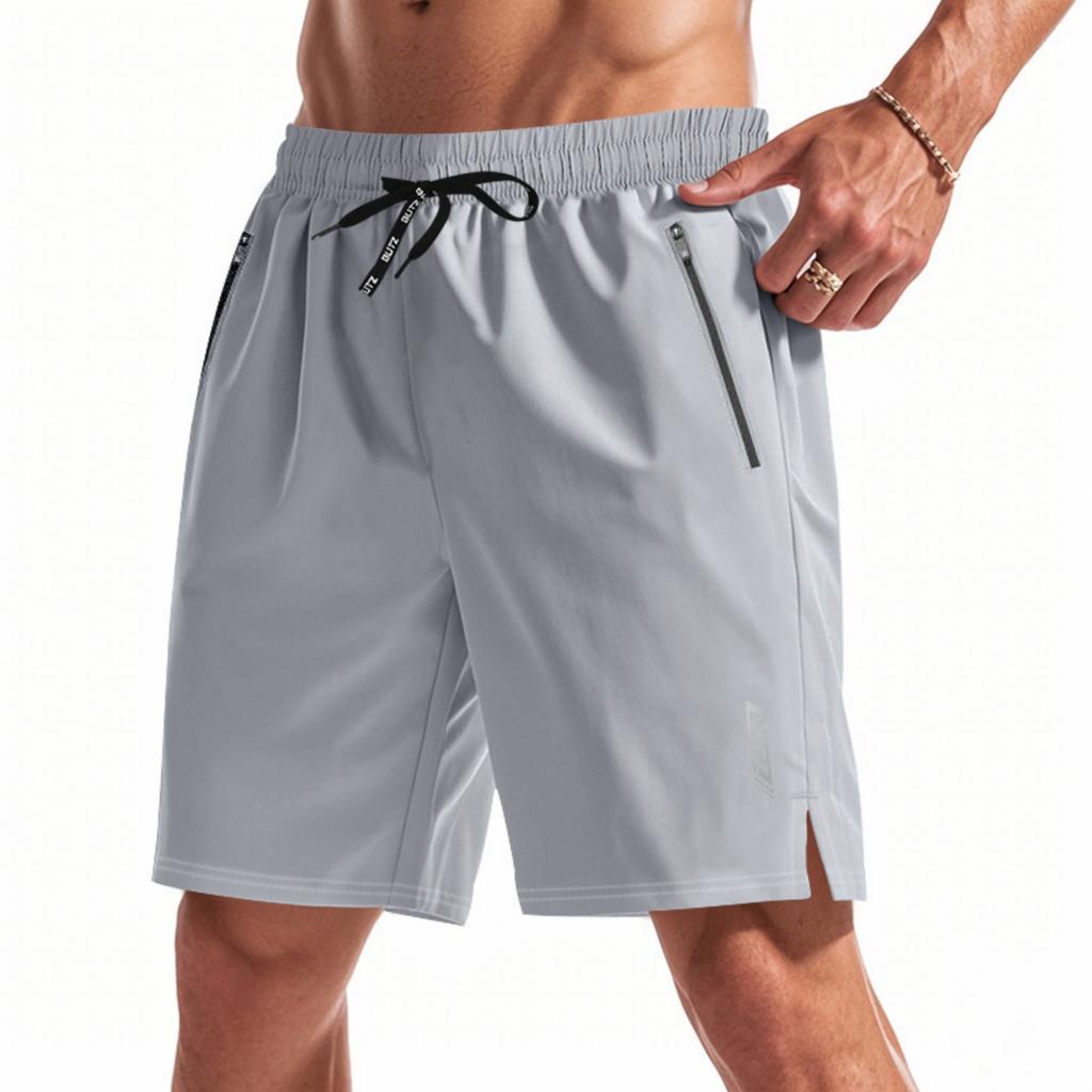 Men's Slightly Elastic Loose Night Running Glow-in-the-dark Functional Quick-dry Beach Sports Casual Shorts