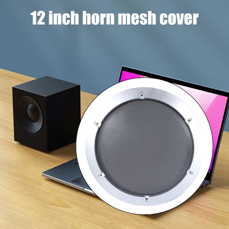 12inch Speakers Net Cover Car Home Mesh Enclosure Speakers Plastic Frame Metal Iron Wire Grilles