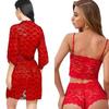 Ladysta Lingerie Robe Nachtwäsche & Damen Lingerie Set - BH und Slip Set Nachtwäsche Einheitsgröße (S M L.)