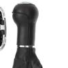 VW Golf IV 97-03 Silver Gear Shift Knob & Chrome Frame Boot for 6-Speed, 12mm Opening