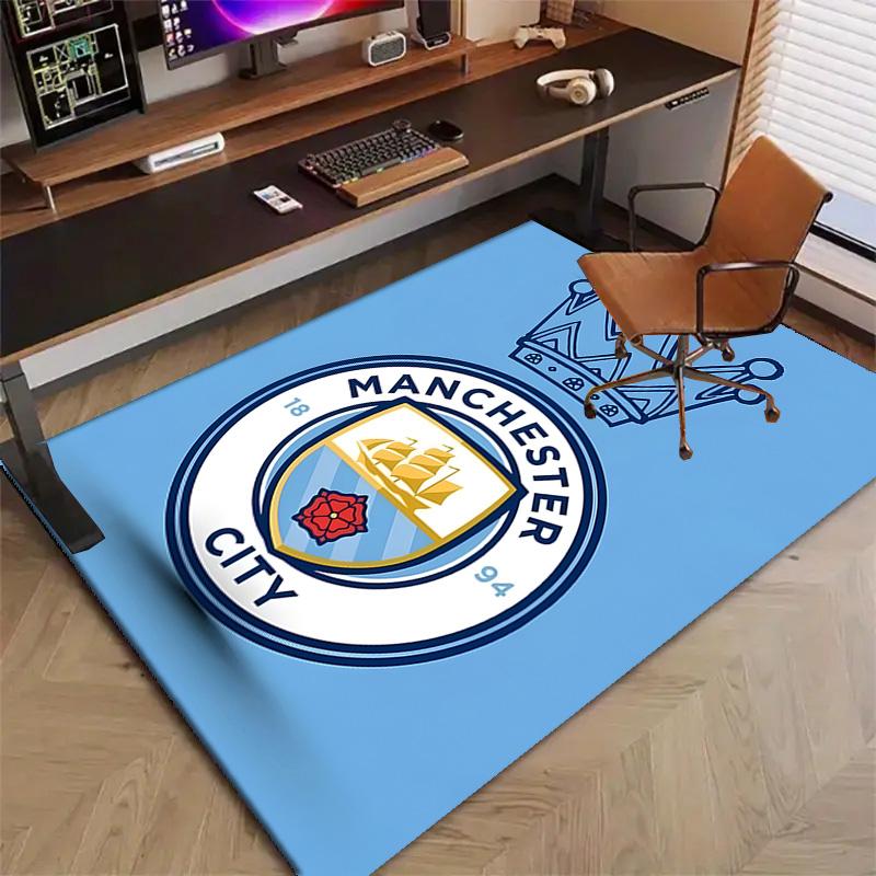 1pc Football Team Design Printed Area Rug Carpet for Bedroom Living Room Home Decor Rugs Mat Non Slip Mat Rug for Bedside