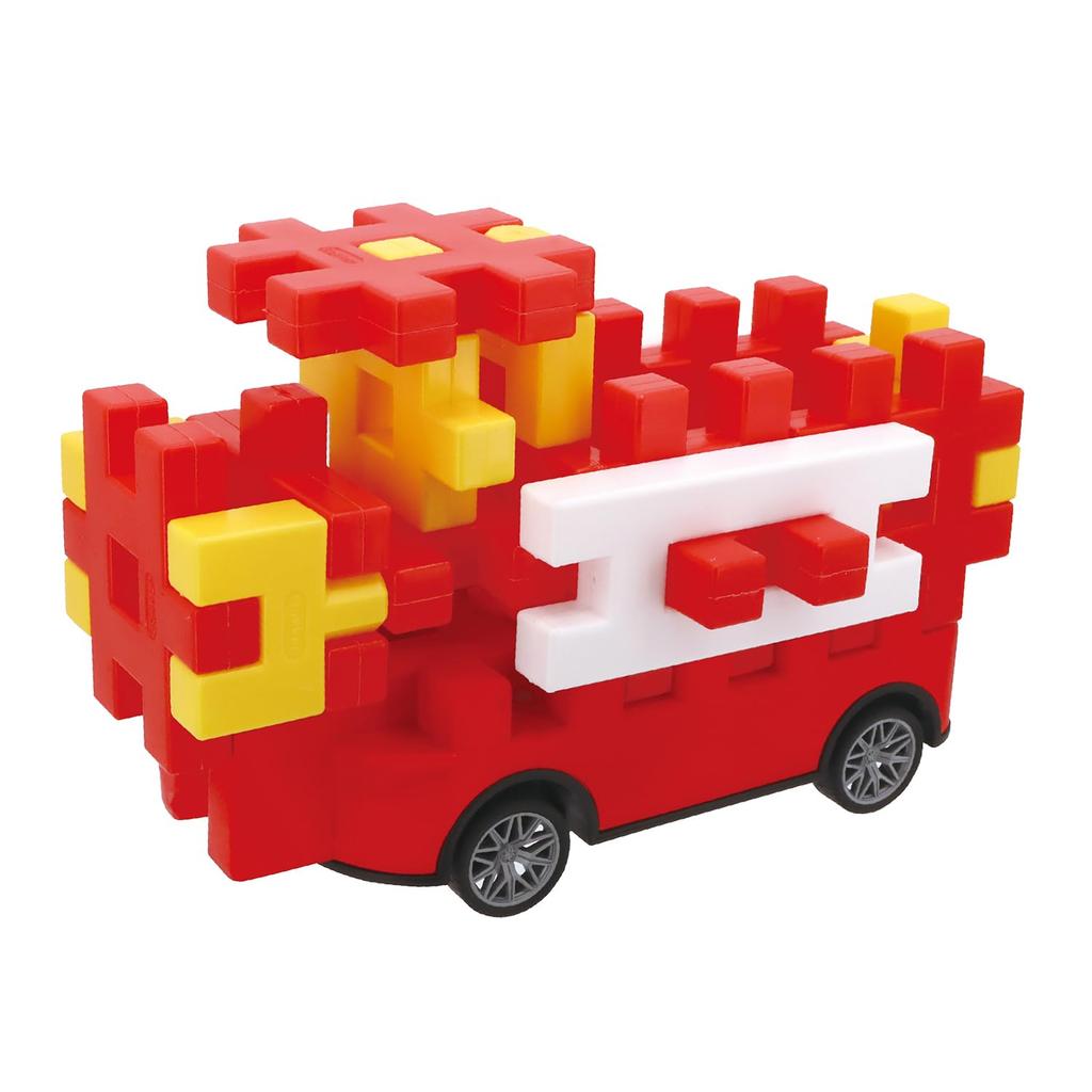 Gakken New Block Dream Remote Control Car Red types of 20 Ages 4 and up 83791 Transformation! (7 blocks, pieces)