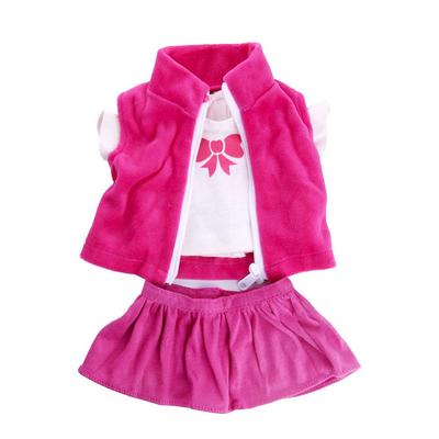 Doll Clothes Fit For 18 Inch New Baby Doll Christmas & Girl Gift Christmas For Baby Birthd P5S1