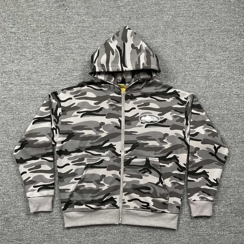 Corteiz Hooded Fleece Sweatshirt With Devil