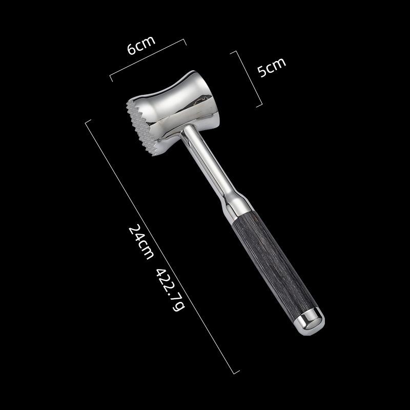 HANYANG Meat Hammer 304 Stainless Steel Meat Hammer Steak Steak Breakers Home Loosening Needle Tender Meat Double-sided Smash