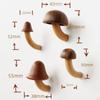 4 Pieces Mushroom Fridge Sticker,Mushroom Refrigerator Sticker,Creative,Bedroom Wall Decor Handmade