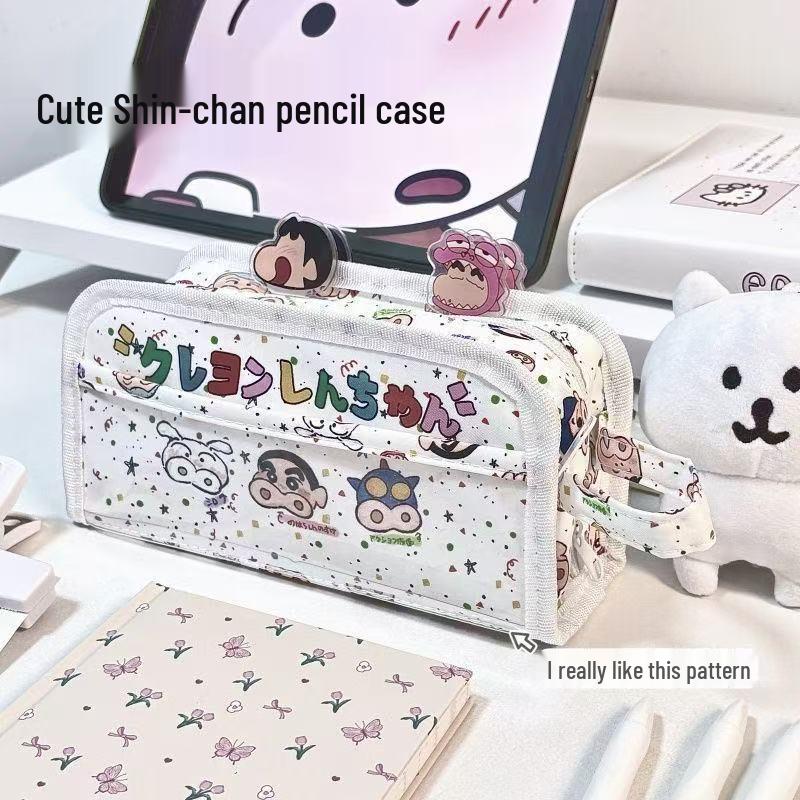 Japanese Style Handbag-Inspired Folding Pencil Case, Large Capacity, Girlish Design